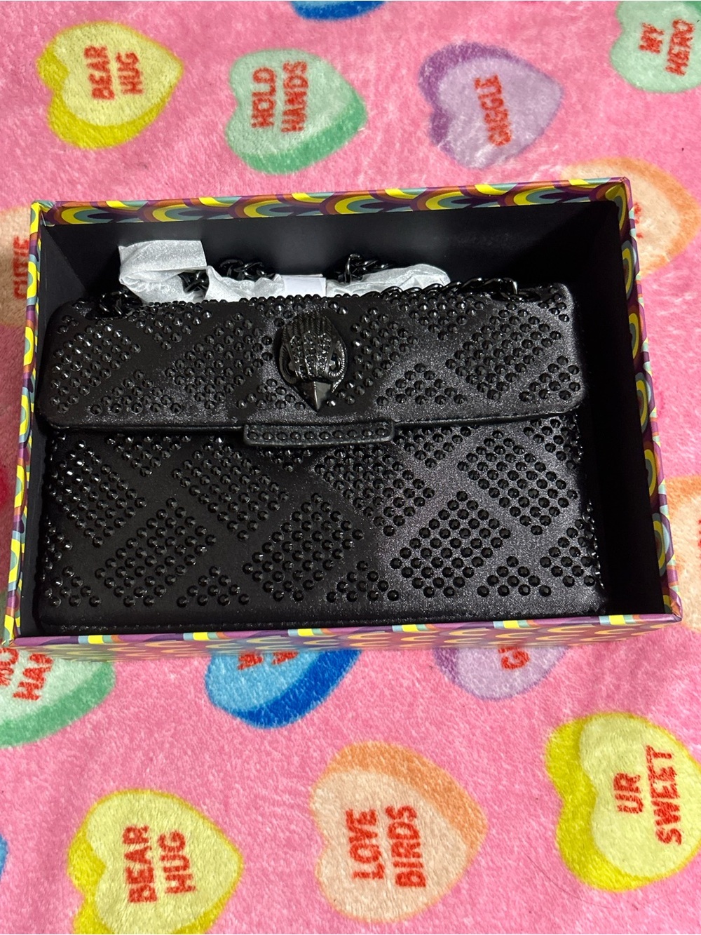 Kurt Geiger London crystal mini bag